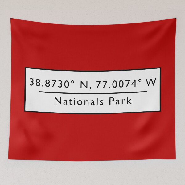 Item preview, Nationals Park Coordinates designed and sold by cocreations.