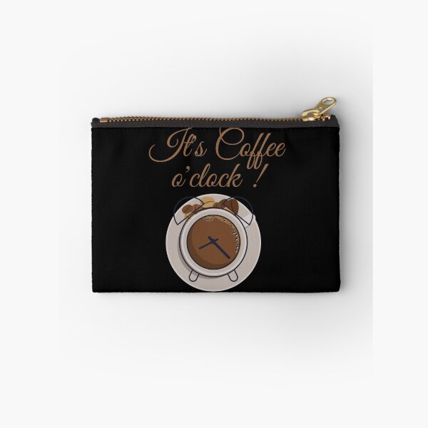 Item preview, It's Coffee o'clock! funny coffee t shirts pillow mugs as a gift idea f coffee drinker designed and sold by Whiskylover.