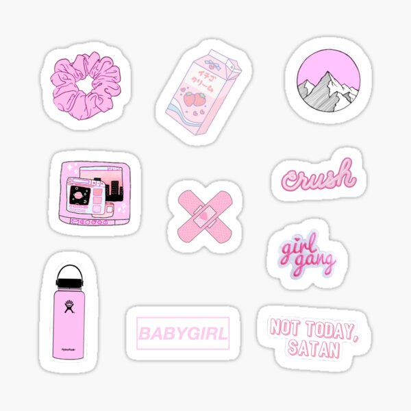 Babygirl Aesthetic Stickers | Redbubble