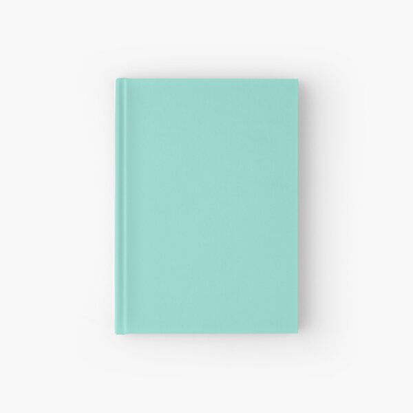 Solid Aqua Pastel Bluebell Hardcover Journal