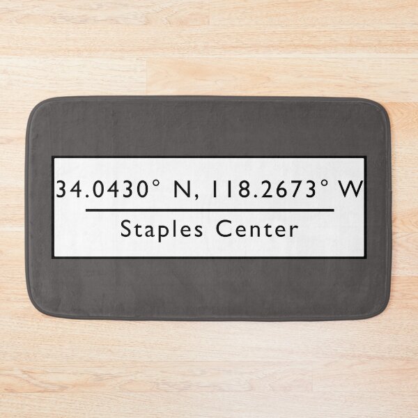 Item preview, Staples Center Coordinates designed and sold by cocreations.