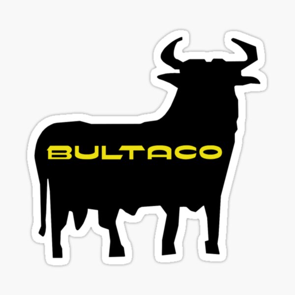 Toro bultaco Pegatina