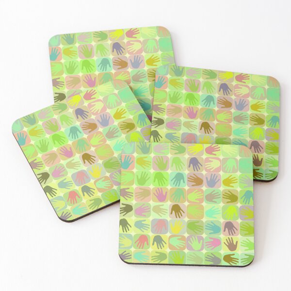 Item preview, Multicolored hands pattern designed and sold by Gaspar Avila.