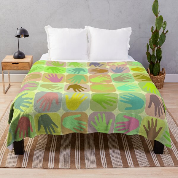 Item preview, Multicolored hands pattern designed and sold by Gaspar Avila.
