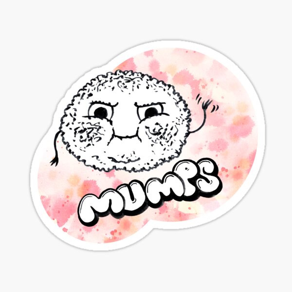 Lumpy mumps Sticker