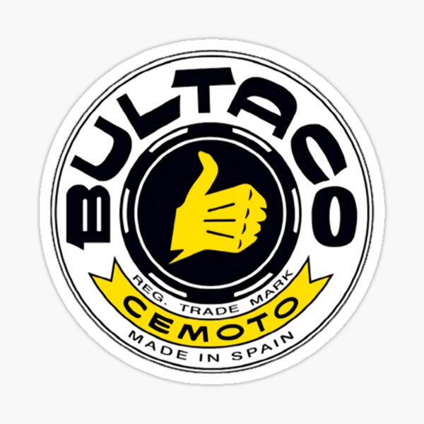 Logo Bultaco Pegatina