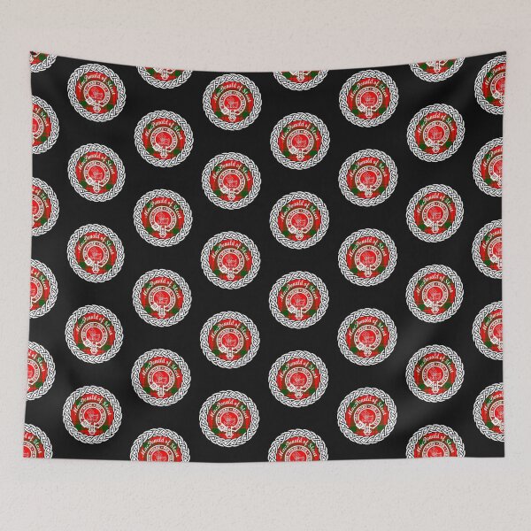 Item preview, Clan MacDonald of Sleat surname last name tartan crest badge designed and sold by BagTown Clans.