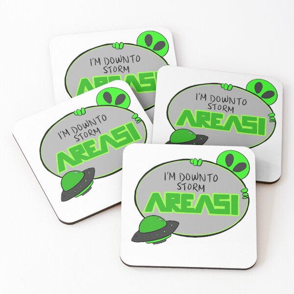 Item preview, down to storm area 51 designed and sold by Gina Munson.