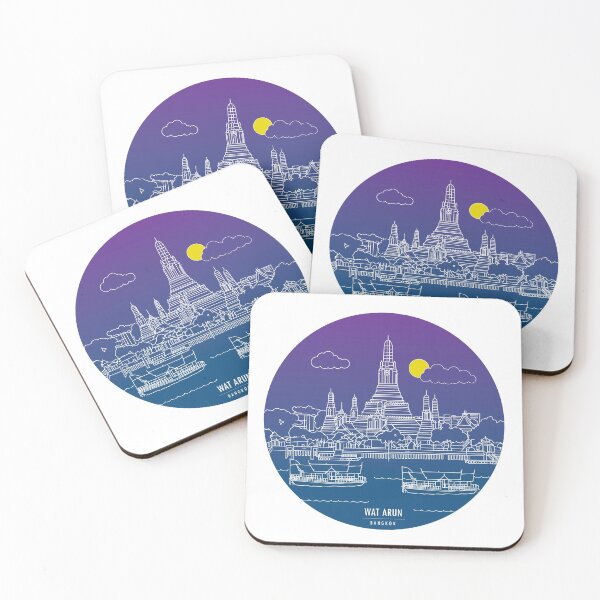 Item preview, Wat Arun - Night designed and sold by jjsealion.