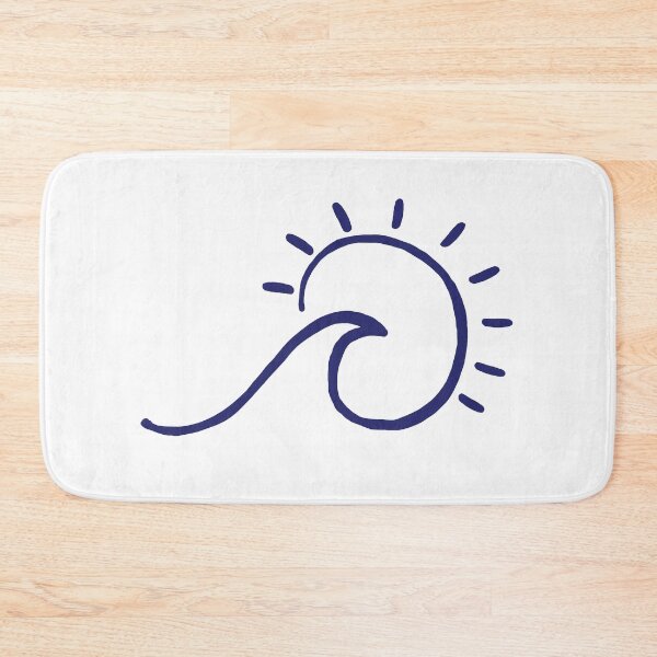 Item preview, dark blue beach wave sun shine designed and sold by swerth1217.