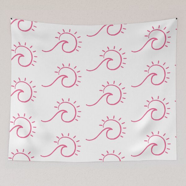 Item preview, bright pink beach wave sun shine designed and sold by swerth1217.