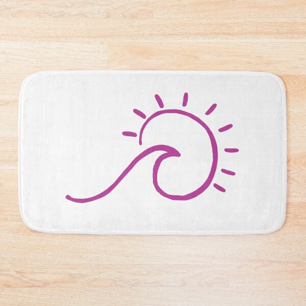 Item preview, dark pink beach wave sun shine designed and sold by swerth1217.