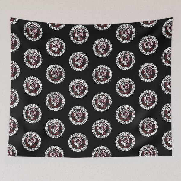 Item preview, Clan Macdonnell surname last name tartan crest badge designed and sold by BagTown Clans.