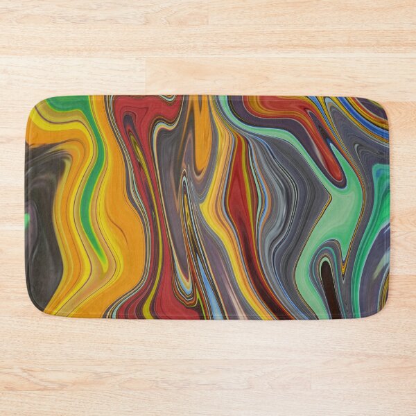 Item preview, Fluid Painting Wave Pattern Colorful and abstract designed and sold by Patricia Piotrak.