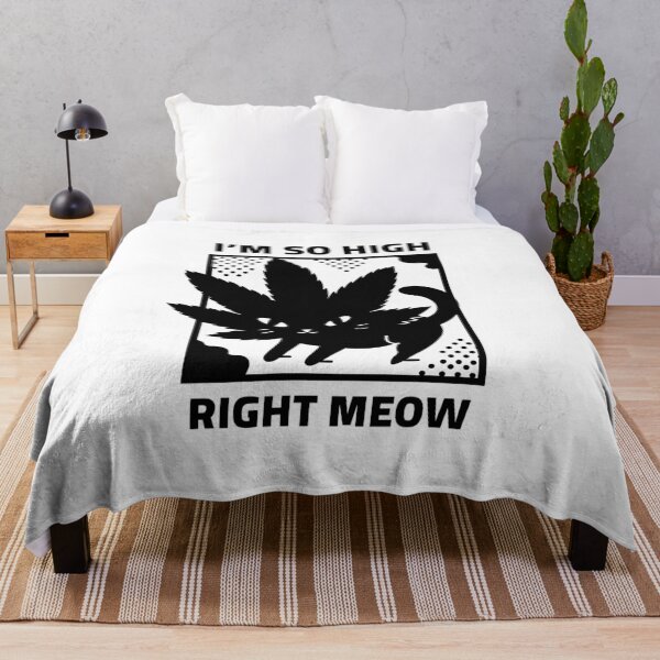 Item preview, Im So HIGH - Right Meow Mens Marijuana Tee' designed and sold by officialartzzz.