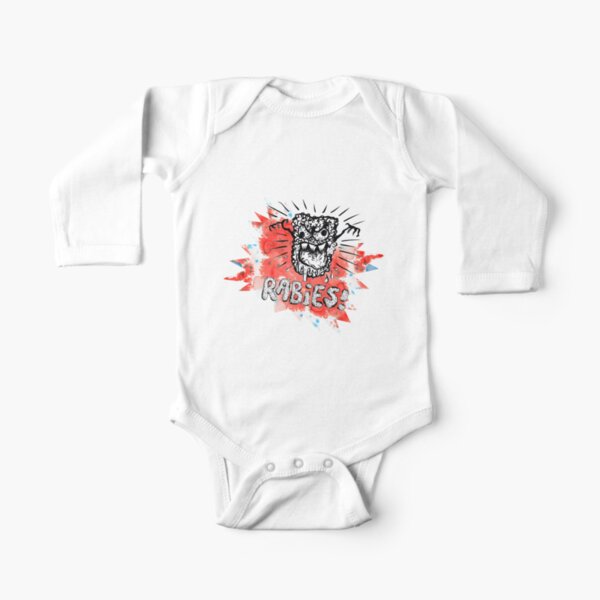 Frothing at the mouth Long Sleeve Baby One-Piece