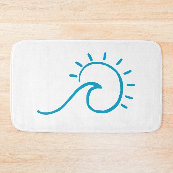 Item preview, new blue beach wave sun shine designed and sold by swerth1217.