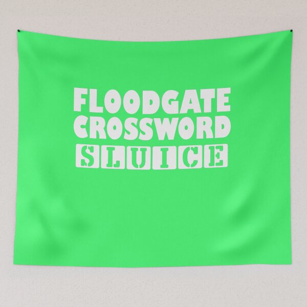 Item preview, Floodgate Crossword game T-shirt Crossword Gift Men women designed and sold by Sarah38.