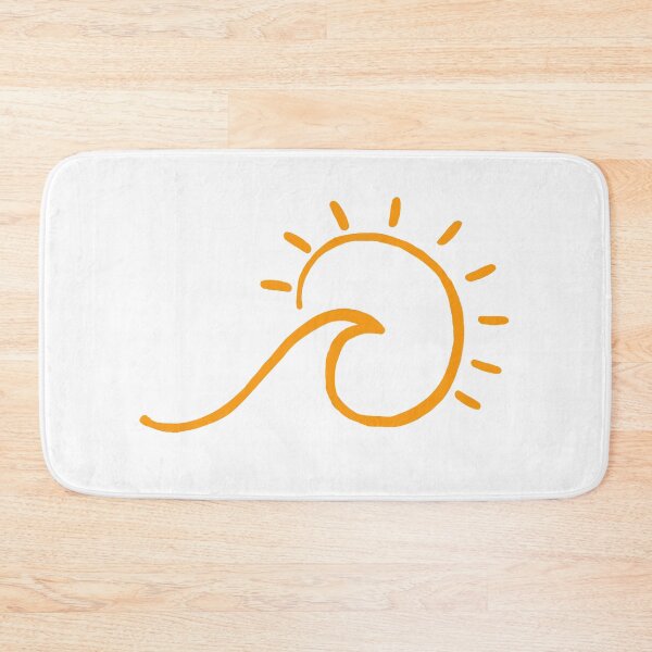 Item preview, orange beach wave sun shine designed and sold by swerth1217.