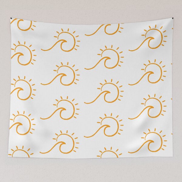 Item preview, orange beach wave sun shine designed and sold by swerth1217.
