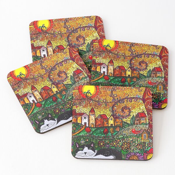 Item preview, A Cats Sunset designed and sold by Monica M Engeler.