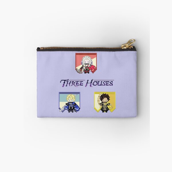 Item preview, Pixel Parody Fire Emblem Three Houses Lords (Edelgard, Dimitri, Claude) designed and sold by MissJunePixels.