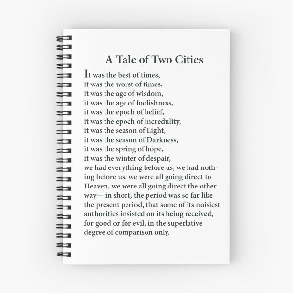Item preview, A Tale of Two Cities designed and sold by lovecooks.