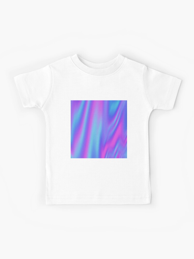 Abstract Holographic Colorful Iridescence T-shirt