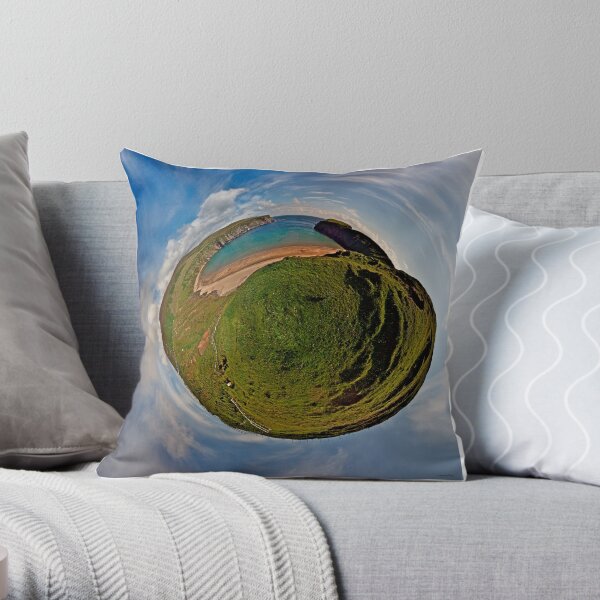 Silver Strand Beach, Malin Beg, South Donegal Throw Pillow