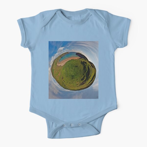 Silver Strand Beach, Malin Beg, South Donegal Short Sleeve Baby One-Piece
