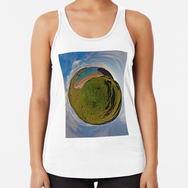 Silver Strand Beach, Malin Beg, South Donegal Racerback Tank Top