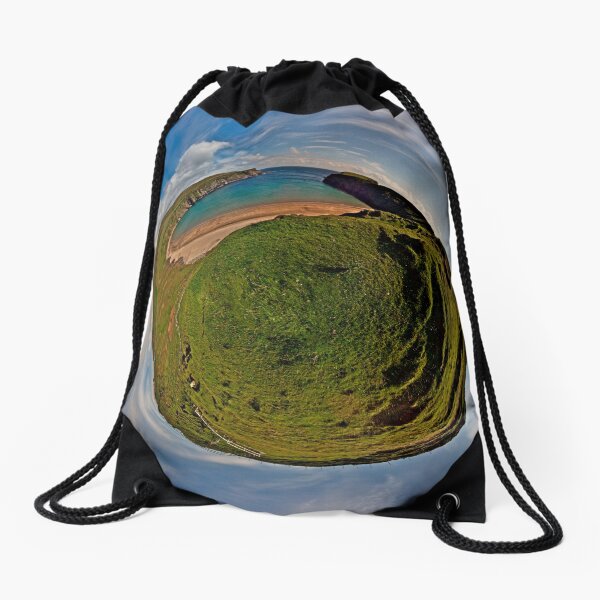 Silver Strand Beach, Malin Beg, South Donegal Drawstring Bag