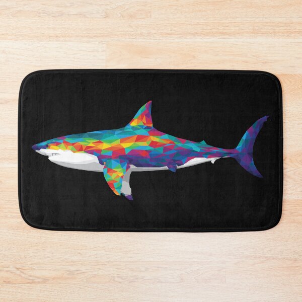 Item preview, Geometric Rainbow Shark designed and sold by polliadesign.