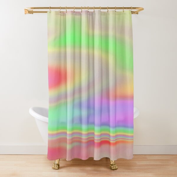 "Iridescent Holographic" Shower Curtain for Sale by artworkbyrihen