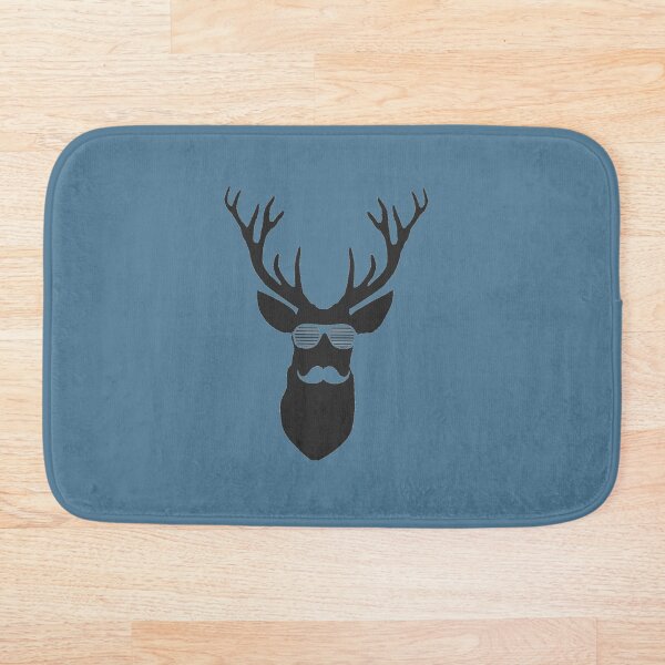 Hipster Deer Bath Mat