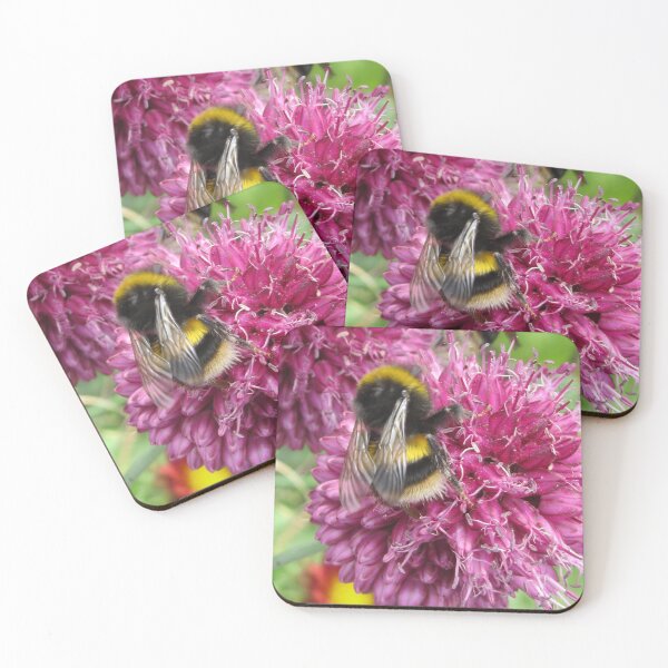 Aperçu de l'œuvre Allium et abeille créée et vendue par lezvee.
