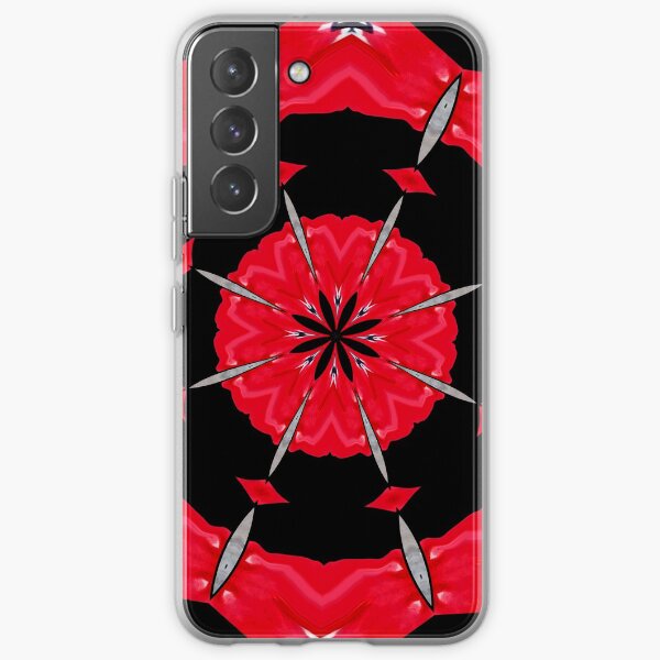 Red Pattern Kaleidoscope Samsung Galaxy Soft Case