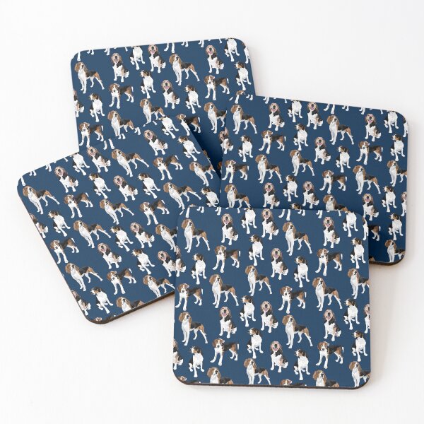 Item preview, Treeing Walker Coonhound on Navy  designed and sold by ArtofACoonhound.