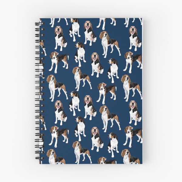 Item preview, Treeing Walker Coonhound on Navy  designed and sold by ArtofACoonhound.