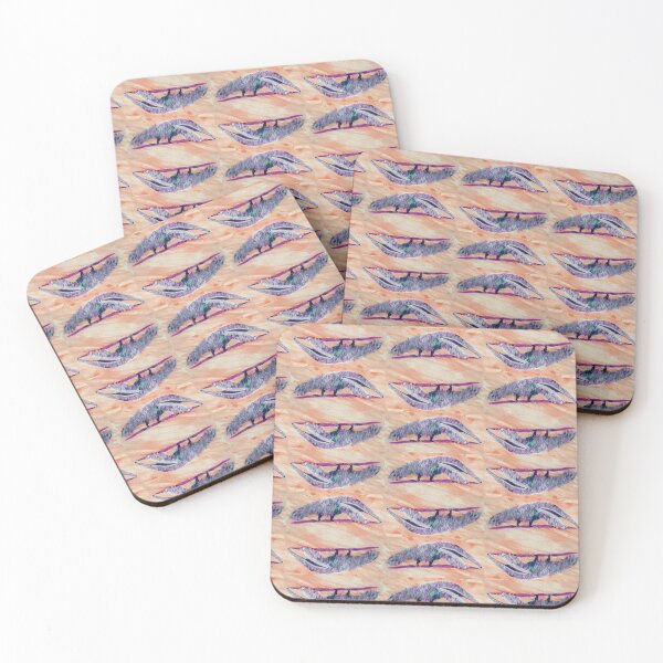 Item preview, Living Coral Anteater Antics designed and sold by carolineskinnerart.