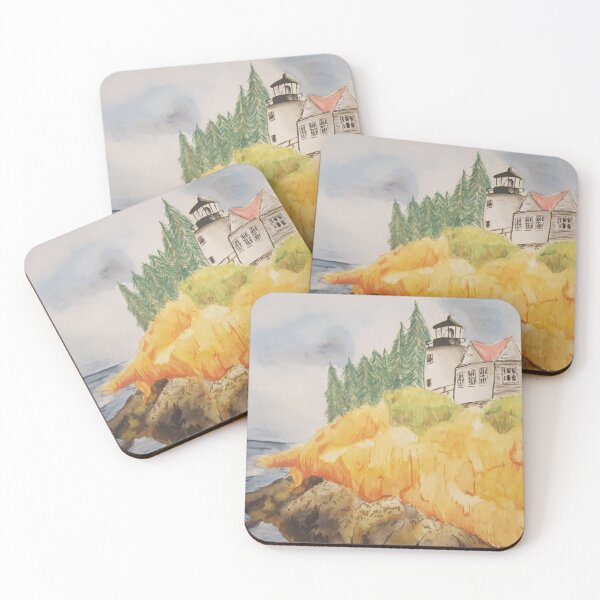 Item preview, bass harbor head lighthouse designed and sold by MaddieArt23.