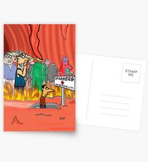Spammers In Hell Cartoon Postcards