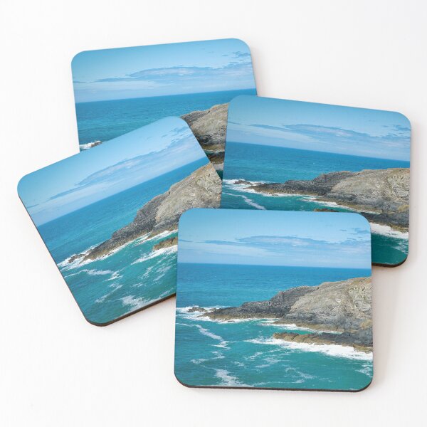 Item preview, Ocean Waves & Rocky Coastline - Porthgain, Pembrokeshire designed and sold by Harmony Of The Mind.