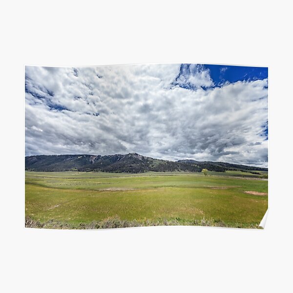 Lakeless Valley Sky Poster