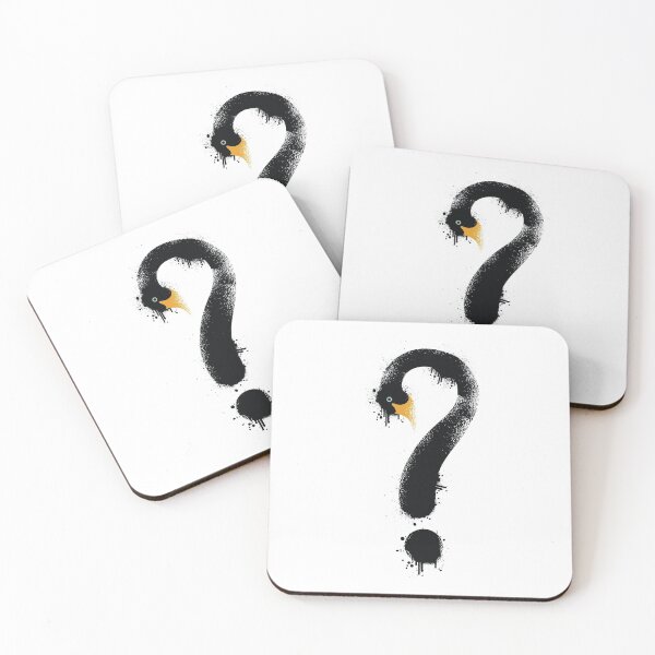 Item preview, Question mark swan black design designed and sold by KleinJenny.