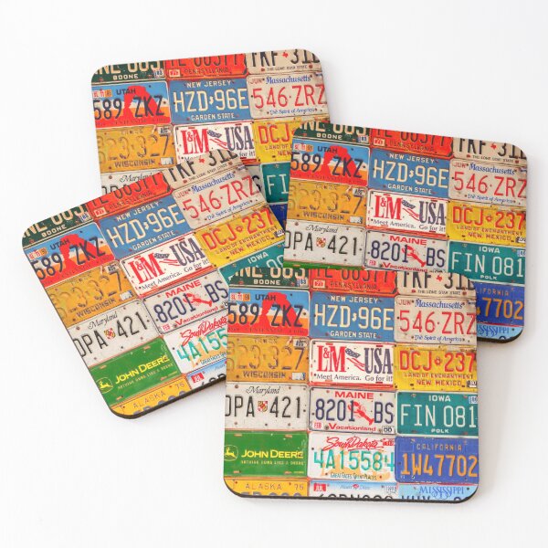 Item preview, United States License Plates Art America designed and sold by mwagie.