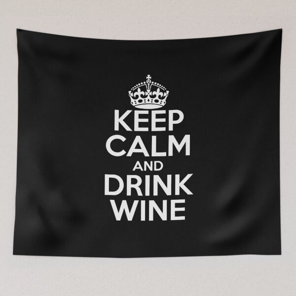 Item preview, Keep Calm and Drink Wine designed and sold by PAVOCreative.