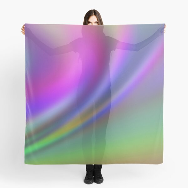 Holographic Pastel Scarf