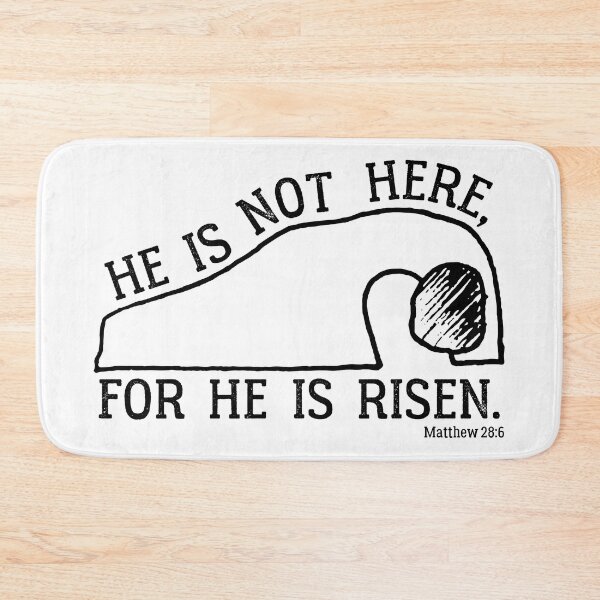Item preview, He Is Risen, Matthew 28:6 © GraphicLoveShop designed and sold by Graphic Love Shop.