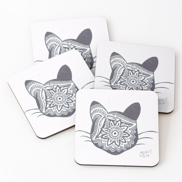Item preview, Cat Mandala designed and sold by ArtByAlisonLove.